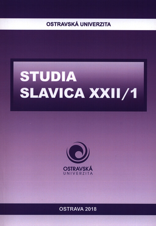 Studia slavica = Slovanské studie