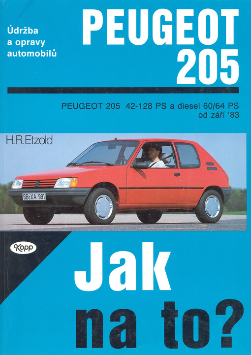 Údržba a opravy automobilů Peugeot 205, Peugeot 205 Diesel