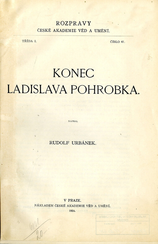 Konec Ladislava Pohrobka