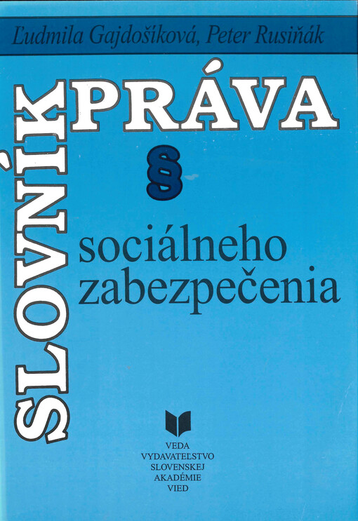 Slovník práva sociálneho zabezpečenia