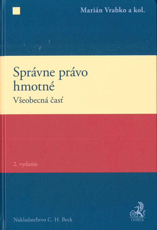 Správne právo hmotné : všeobecná časť