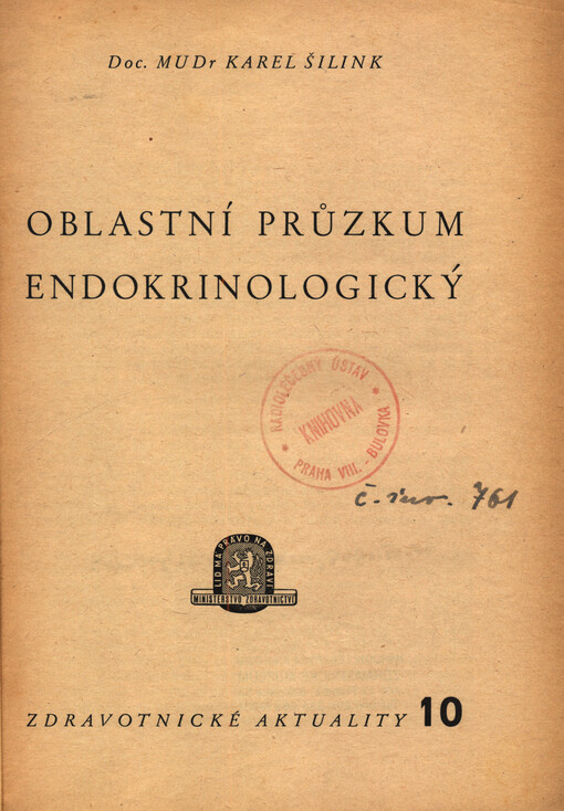 Oblastní průzkum endokrinologický