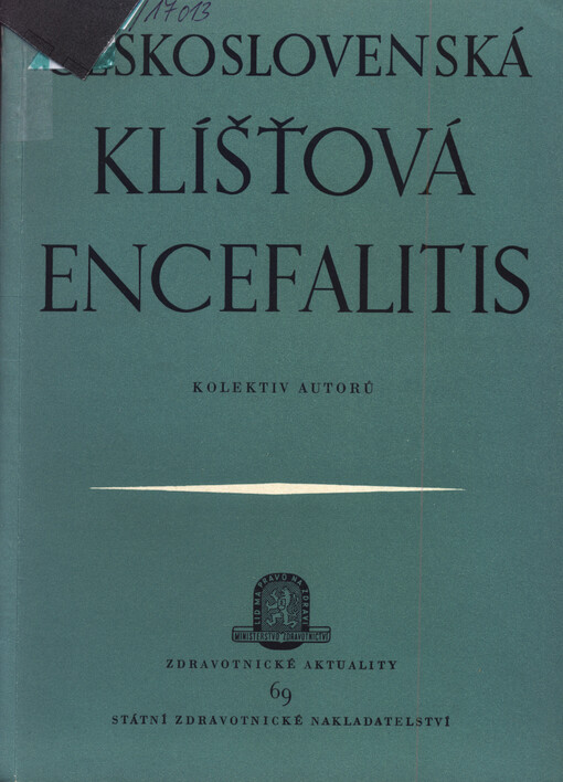 Československá klíšťová encefalitis :[sborník