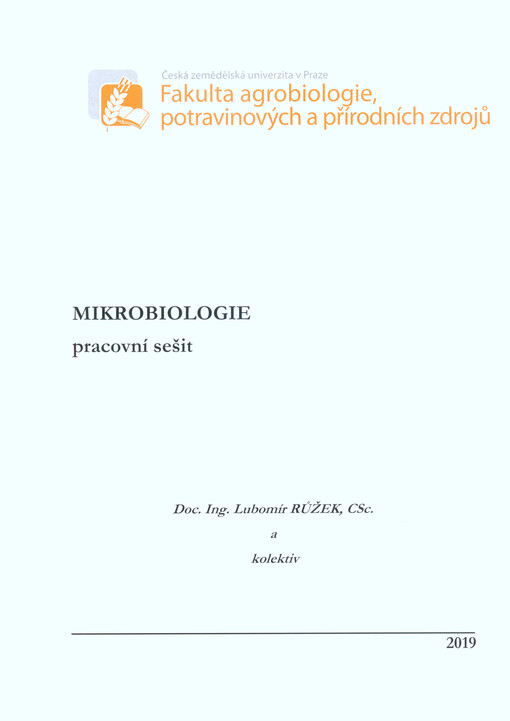 Mikrobiologie : pracovní sešit