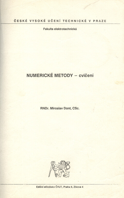 Numerické metody - cvičení