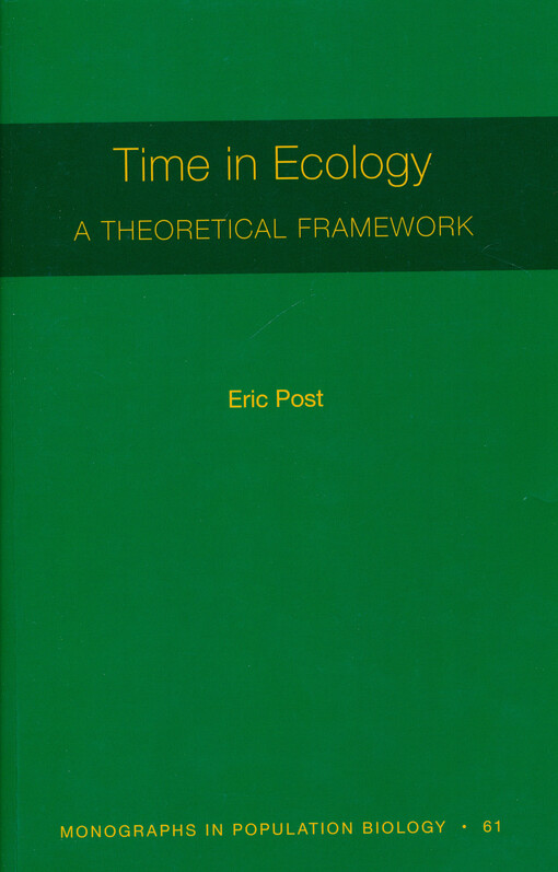 Time in ecology : a theoretical framework