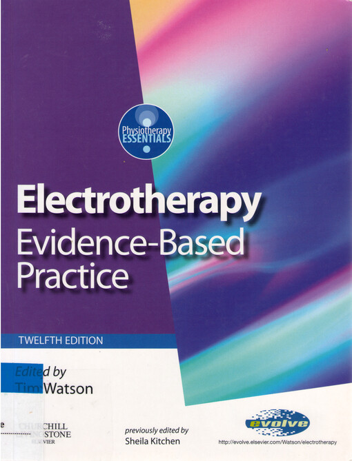 Electrotherapy : evidence-based practice