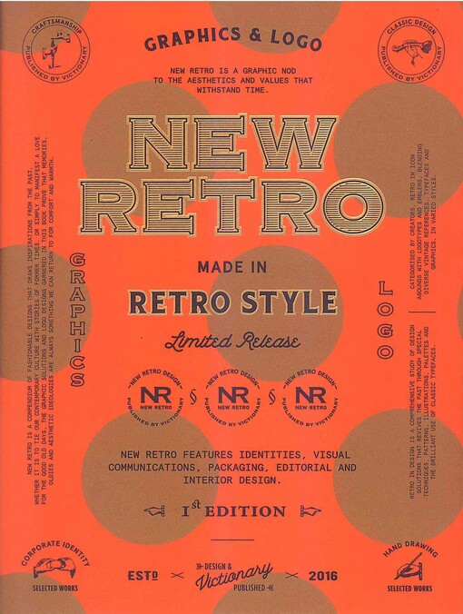 New retro graphics & logo made in retro style