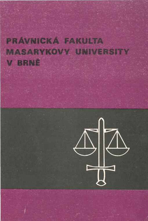Právnická fakulta Masarykovy univerzity v Brně