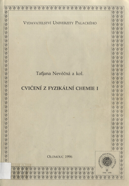 Cvičení z fyzikální chemie I