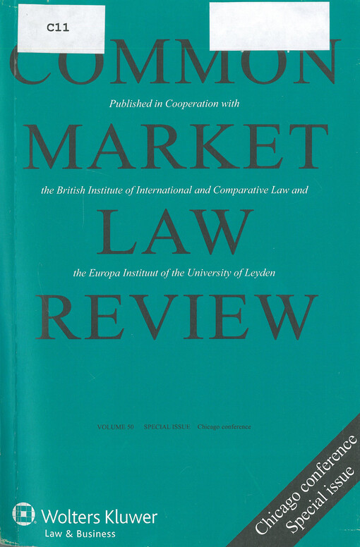  Special issue Chicago conference