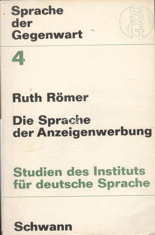 Die Sprache der Anzeigenwerbung