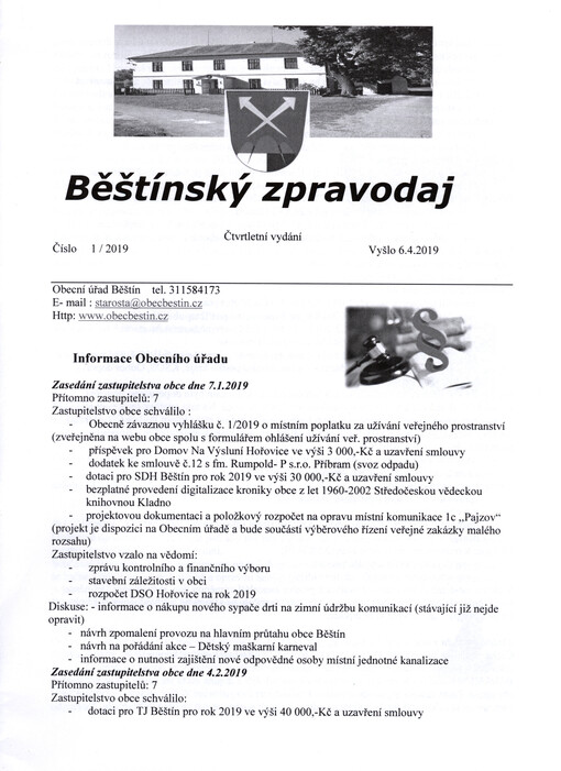 Běštínský zpravodaj