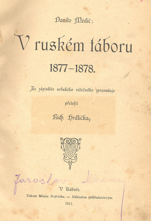 V ruském táboru 1877-1878