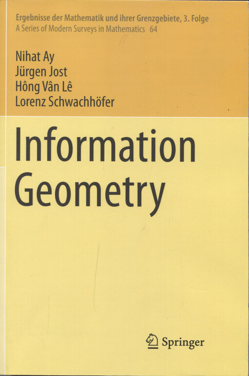 Information geometry