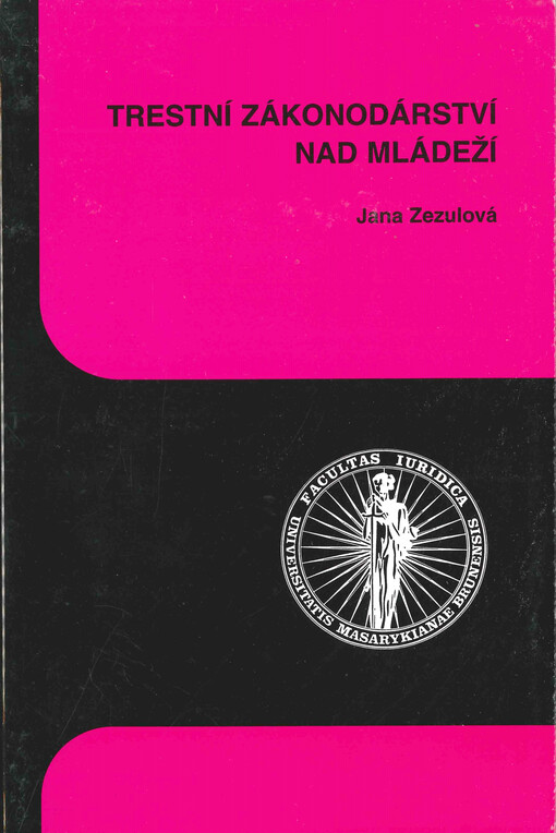 Trestní zákonodárství nad mládeží