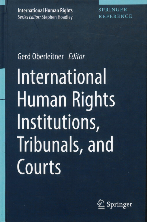 International human rights institutions, tribunals, and courts