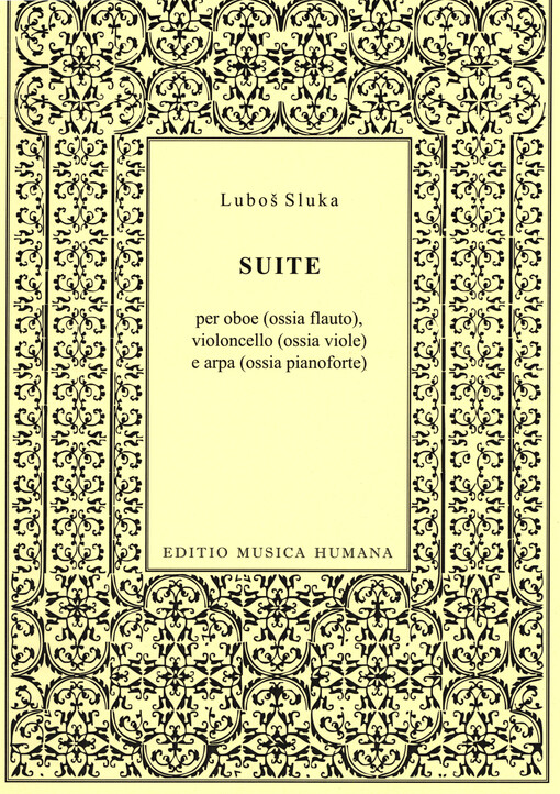 Suite per oboe (ossia flauto), violoncello (osia viole) e arpa (ossia pianoforte) : (2017)