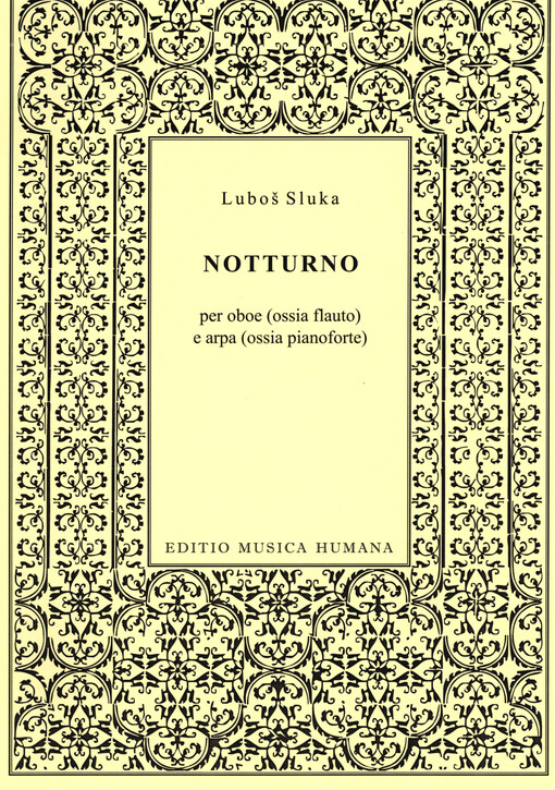 Notturno per oboe (ossia flauto) e arpa (ossia pianoforte) : (2017)