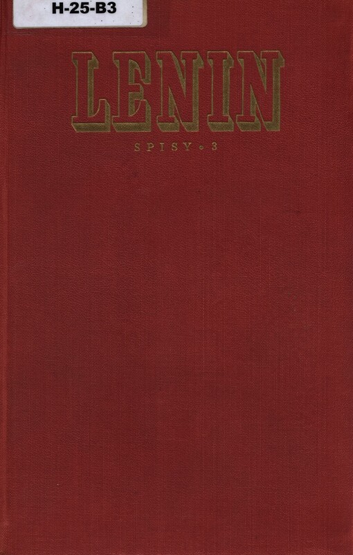 Spisy.sv. 3,Vývoj kapitalismu v Rusku