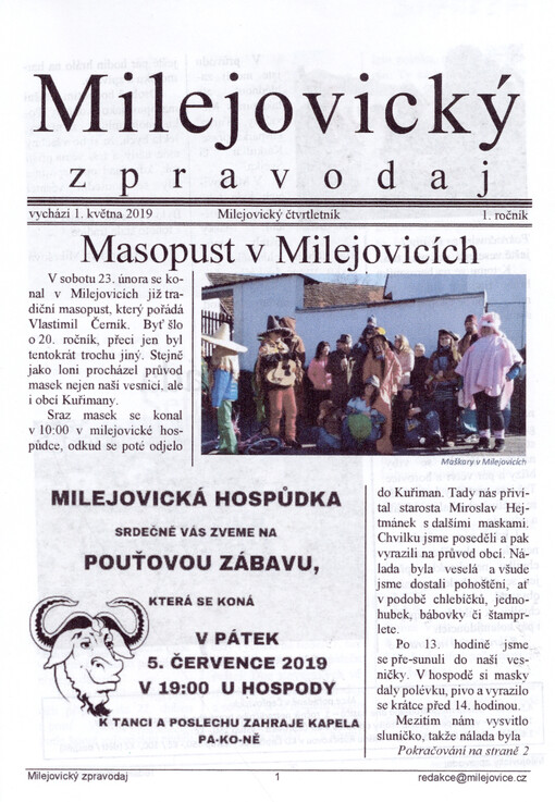 Milejovický zpravodaj