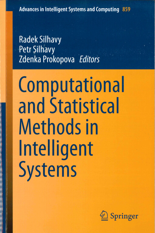 Computational and statistical methods in intelligent systems