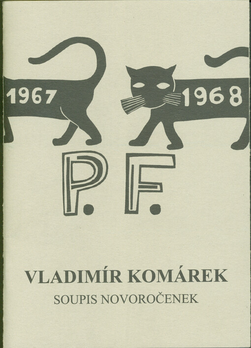 Vladimír Komárek : soupis novoročenek
