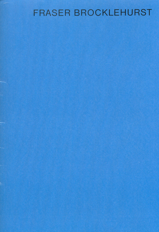 Fraser Brocklehurst: Pillow talk