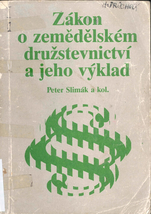 Zákon o zemědělském družstevnictví a jeho výklad