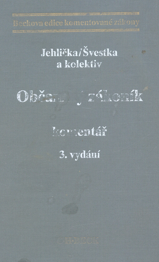 Občanský zákoník: komentář
