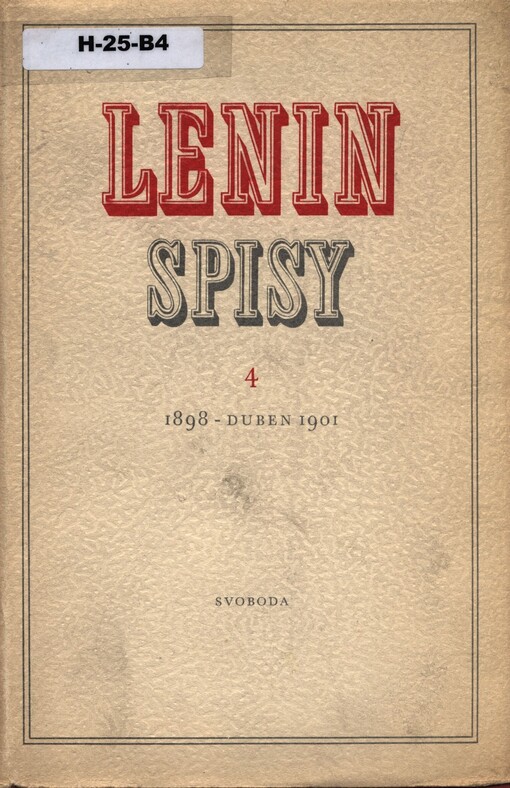 Spisy.Sv. 4,1898 - duben 1901