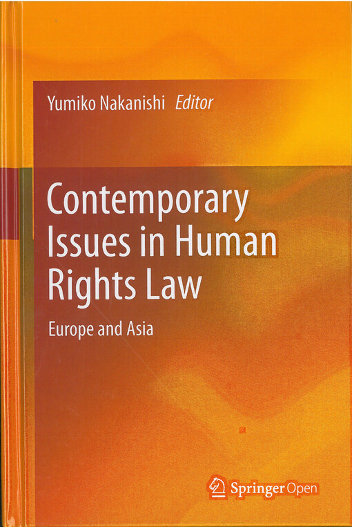 Contemporary issues in human rights law : Europe and Asia