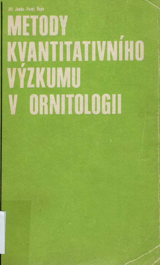 Metody kvantitativního výzkumu v ornitologii
