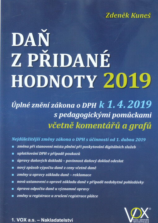 Daň z přidané hodnoty 2019