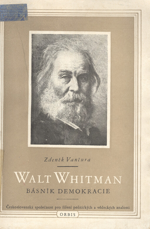 Walt Whitman - básník demokracie