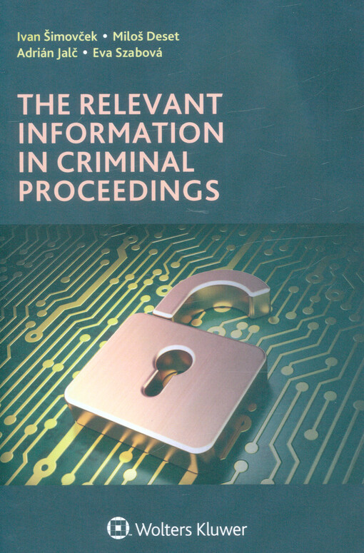 The relevant information in criminal proceedings