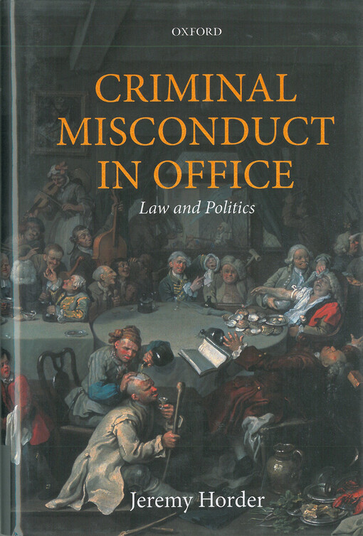 Criminal misconduct in office : law and politics