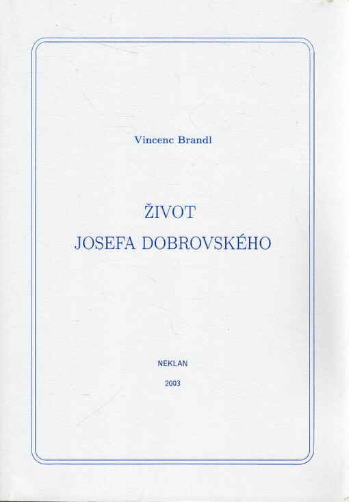 Život Josefa Dobrovského