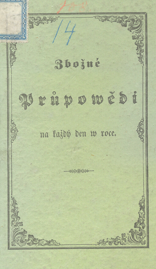 Zbožné průpowědi na každý den w roce
