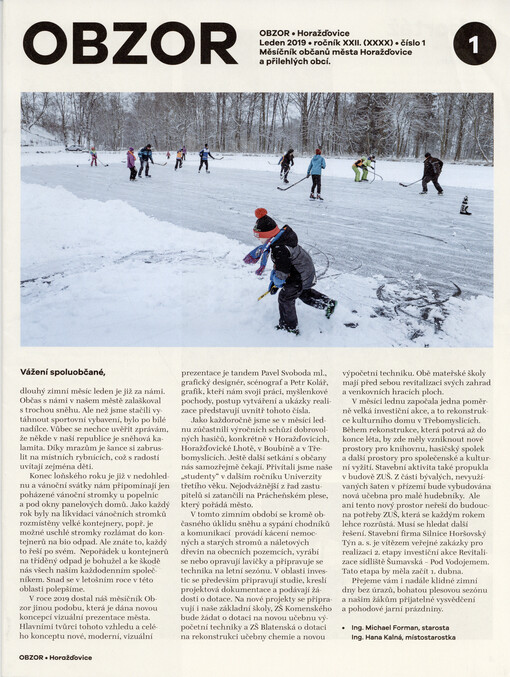Obzor : měsíčník občanů města Horažďovice a přilehlých obcí