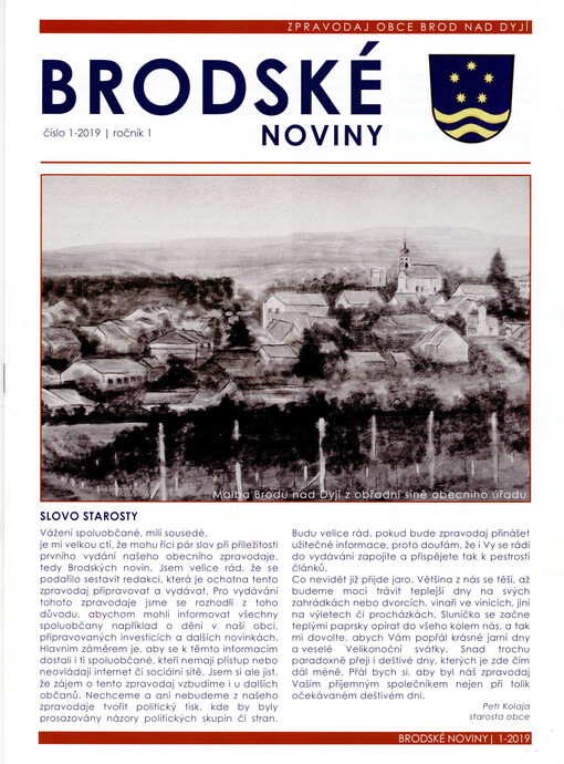 Brodské noviny : zpravodaj obce Brod nad Dyjí