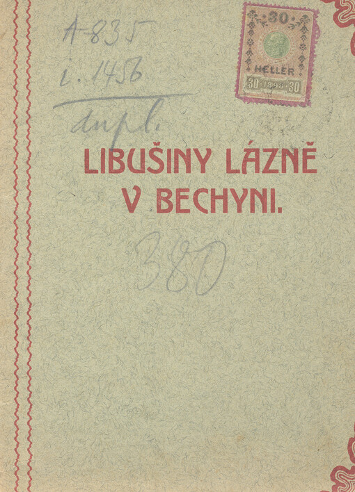Libušiny lázně v Bechyni