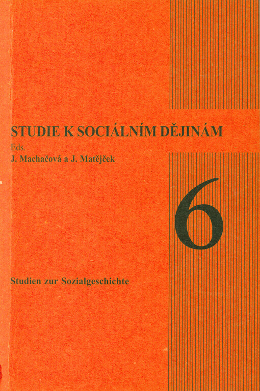 Studie k sociálním dějinám = Studien zur Sozialgeschichte