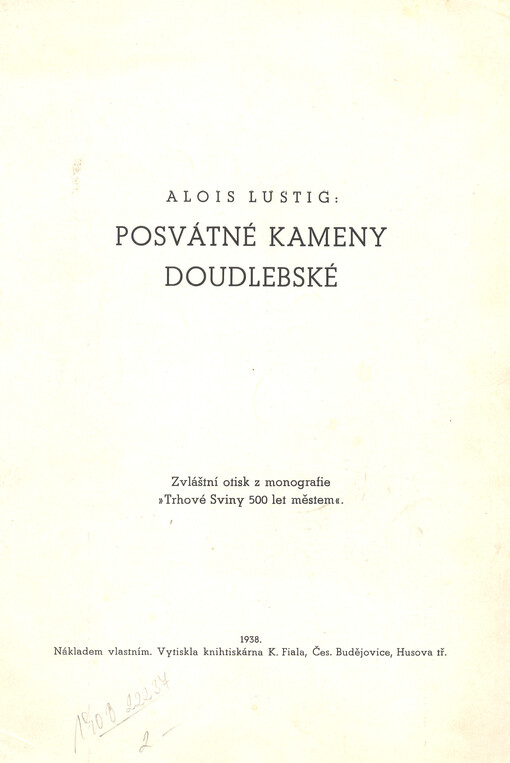 Posvátné kameny doudlebské