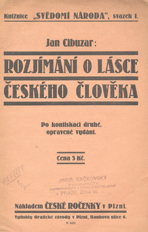 Rozjímání o lásce českého člověka