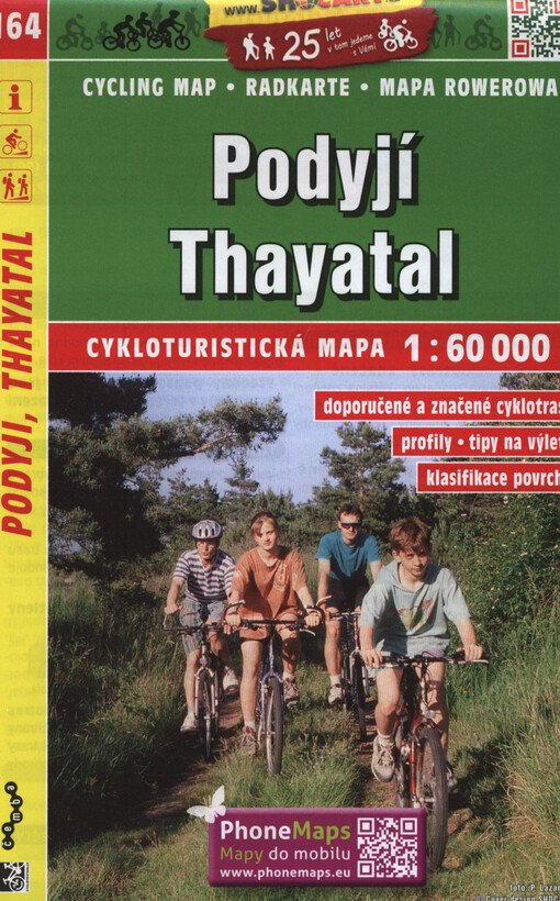 Podyjí, Thayatal : cykloturistická mapa 1:60 000