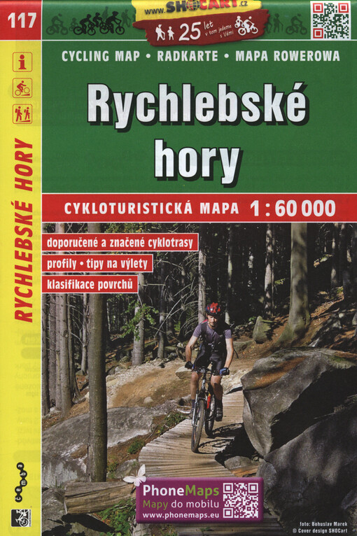 Rychlebské hory velká cykloturistická mapa