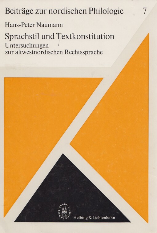 Sprachstil und textkonstitution