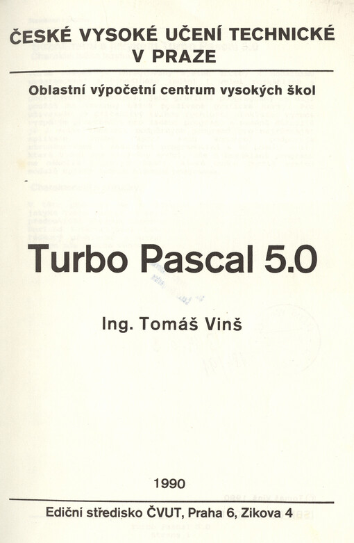 Turbo Pascal 5.0