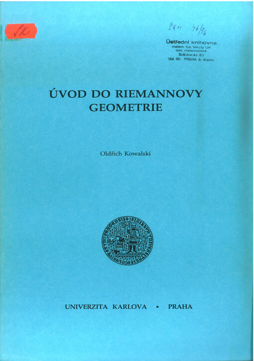 Úvod do Riemannovy geometrie